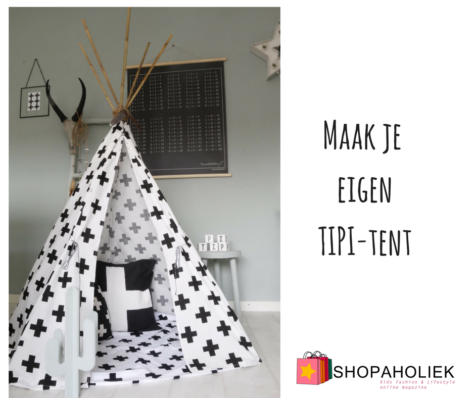 DIY: maak zelf je Tipi-tent | Shopaholiek